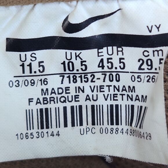 Nike Air Force 1 Gold Low Shoes Men Size 11.5 1992 Dream Team Sneakers - Picture 9 of 9